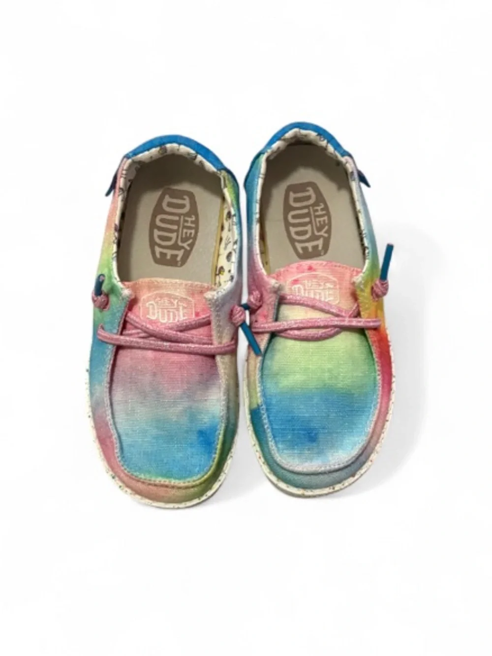 Hey Dude Wendy Toddler Dreamer Tie Dye Slip-On Moc-Toe Shoes
